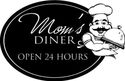 Mom's Diner Open 24 Home Decor Vinyl Decal Wall St