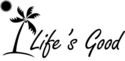 Life's Good Palm Tree Vinyl Home Wall Decal Decor