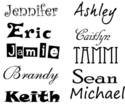Personalized Names Vinyl Wall Home Decor Decal Sti