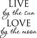 LIVE by the sun LOVE Wall Art Deco Vinyl Decal Sti