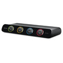 SOHO Desktop KVM Switch With Cables  4-Port  PS/2 