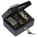 Select Individual-Size Cash Box  4-Compartment Tra