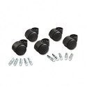 Deluxe Casters  100 Lbs./Caster  Polyurethane  Mat