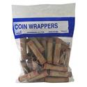 Crimped Penny Coin Wrappers In Bag Case Pack 36