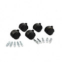 Deluxe Casters  100 Lbs./Caster  Polyurethane  Mat