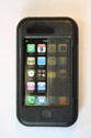Iphone 3 Case Black W/ Black Accents