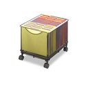 Onyx Mesh Mobile File Cube  13-1/2w X 16-3/4d X 13