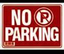 12"" X 16"" No Parking Sign Case Pack 24