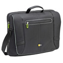 17"" Black Notebook Messenger Briefcase