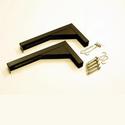 12"""" L Mounting Brackets Black