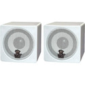 3'' 100-Watt Mini Cube Speaker - White
