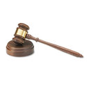 Hardwood Gavel With Sound Block  Walnut  10 1/2""