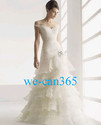 Bridal Bride Wedding Gown Prom Ball Formal Dress c