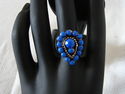 WOMEN GIRLS RINGS, BOHEMIAN ANTIQUE STYLE RING, BL