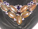DESIGNER STONE FOSIL NECKLACE,CUSTOM DESIGN JEWELR