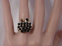 WOMEN GIRLS RINGS, BOHEMIAN ANTIQUE STYLE RING, BL