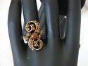 WOMEN GIRLS RINGS, BOHEMIAN ANTIQUE STYLE RING, BR