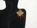 MIA ANGELA GOLD PLATED TOP DESIGNER EARRINGS,DESIG