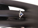 WOMEN GIRLS RINGS PLATED LAB CREATED GEMMED RINGS/