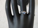 WOMEN GIRLS RINGS PLATED LAB CREATED GEMMED RINGS/
