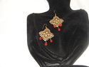 MIA ANGELA GOLD PLATED TOP DESIGNER EARRINGS,DESIG