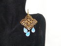MIA ANGELA GOLD PLATED TOP DESIGNER EARRINGS,DESIG