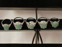 WOMEN GIRLS RINGS STONE PLATINUM PLATED RING JADE