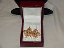 MIA ANGELA GOLD PLATED TOP DESIGNER EARRINGS,DESIG
