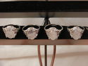 WOMEN GIRLS RINGS STONE PLATINUM PLATED RING GENUI