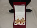MIA ANGELA GOLD PLATED TOP DESIGNER EARRINGS,DESIG