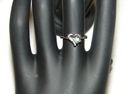 WOMEN GIRLS RINGS PLATED LAB CREATED GEMMED RINGS/