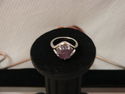 WOMEN GIRLS RINGS GENUINE STONE PLATINUM PLATED RI