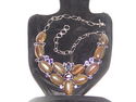 DESIGNER STONE FOSIL NECKLACE,CUSTOM DESIGN JEWELR