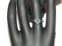 WOMEN GIRLS RINGS PLATED LAB CREATED GEMMED RINGS/