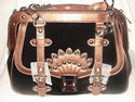 WOMEN GIRLS RINA RICH HANDBAG,SHOULDER DESIGNER HA