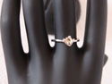 WOMEN GIRLS RINGS PLATED LAB CREATED GEMMED RINGS/