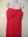 DESSY COLLECTION FLAME RED EVENING DRESS SIZE 16 L