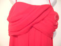 DESSY COLLECTION FLAME RED EVENING DRESS SIZE 16 L