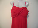 DESSY COLLECTION FLAME RED EVENING DRESS SIZE 16 L