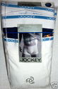 Jockey Mens 3 No Fly Trunks XLarge White/Black/Whi