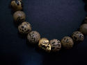 Leopard Jasper Skull Bracelet Chrome Baby Hearts K