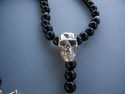Onyx Skull Rosary Necklace Chrome Hearts Baby King