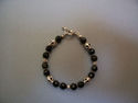 Loungefly Onyx Skull Chrome Heart Baby King Bracel