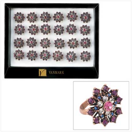 Princess Crystal Fashion Rings