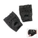 Large Cyclers' Fingerless Leather Gloves - also a 