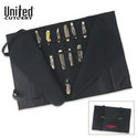 United Nylon 24 Piece Knife Carrying Case - New