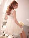 NEW WOMENS DEEP V-NECK BACKLESS WHITE WEDDING BRID