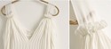 NEW WOMENS DEEP V-NECK BACKLESS WHITE WEDDING BRID