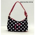 POLKA DOT HANDBAG WITH INITIAL C GIRL'S PURSE