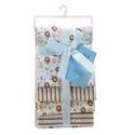 26 INCH 4-PACK RECEIVING BLANKET - BOY
